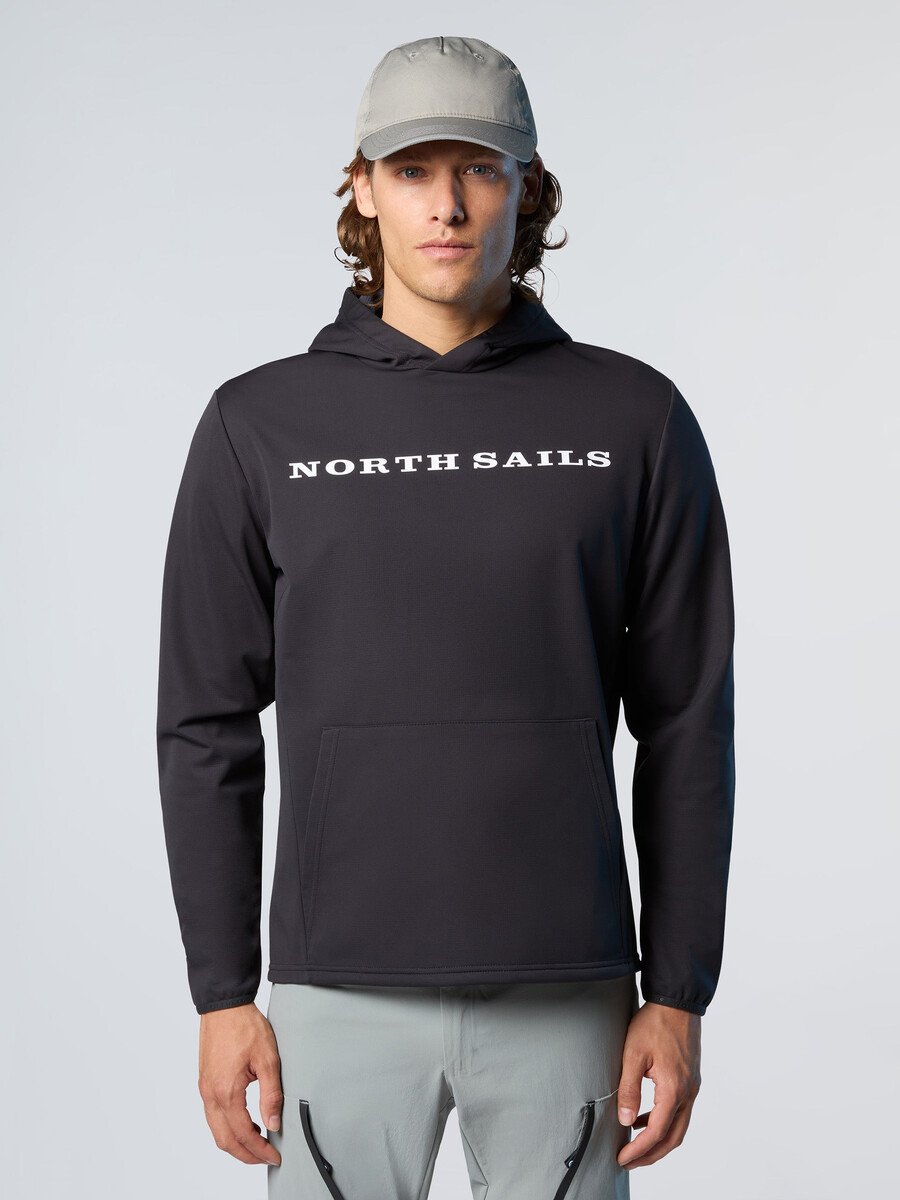 sudadera con capucha race softshell