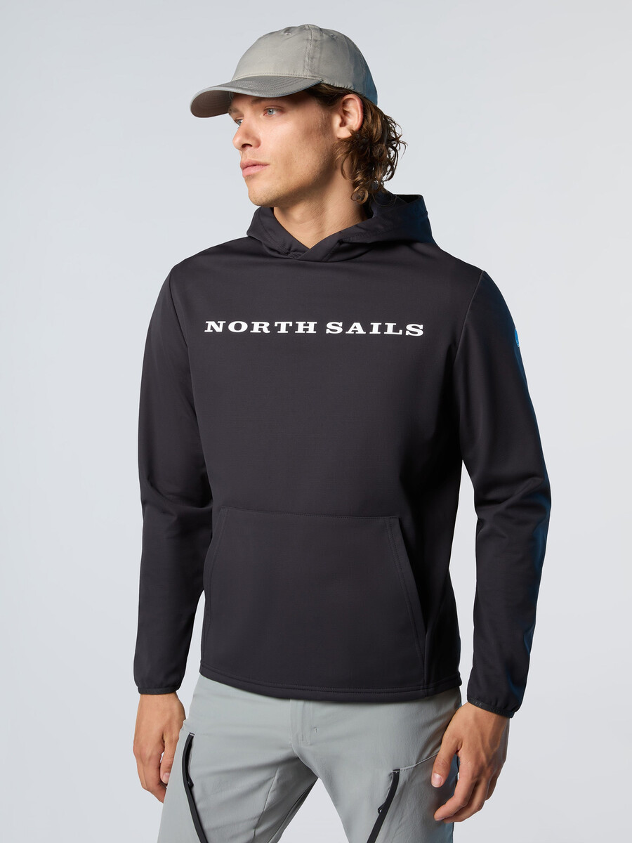 sudadera con capucha race softshell