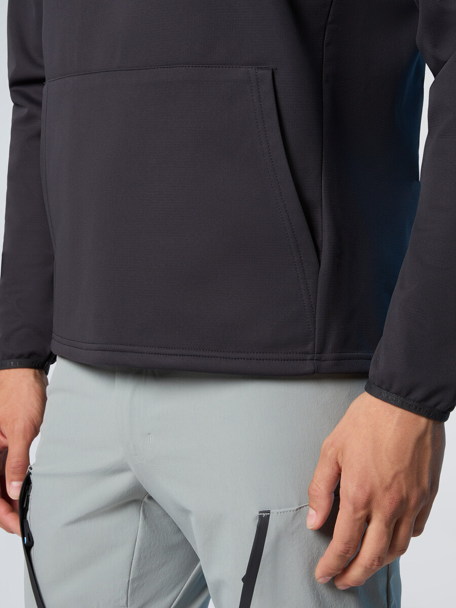 sudadera con capucha race softshell