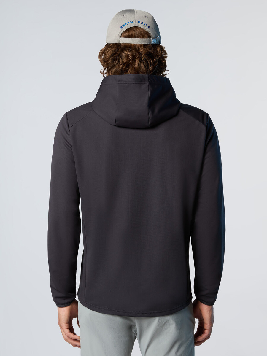 sudadera con capucha race softshell