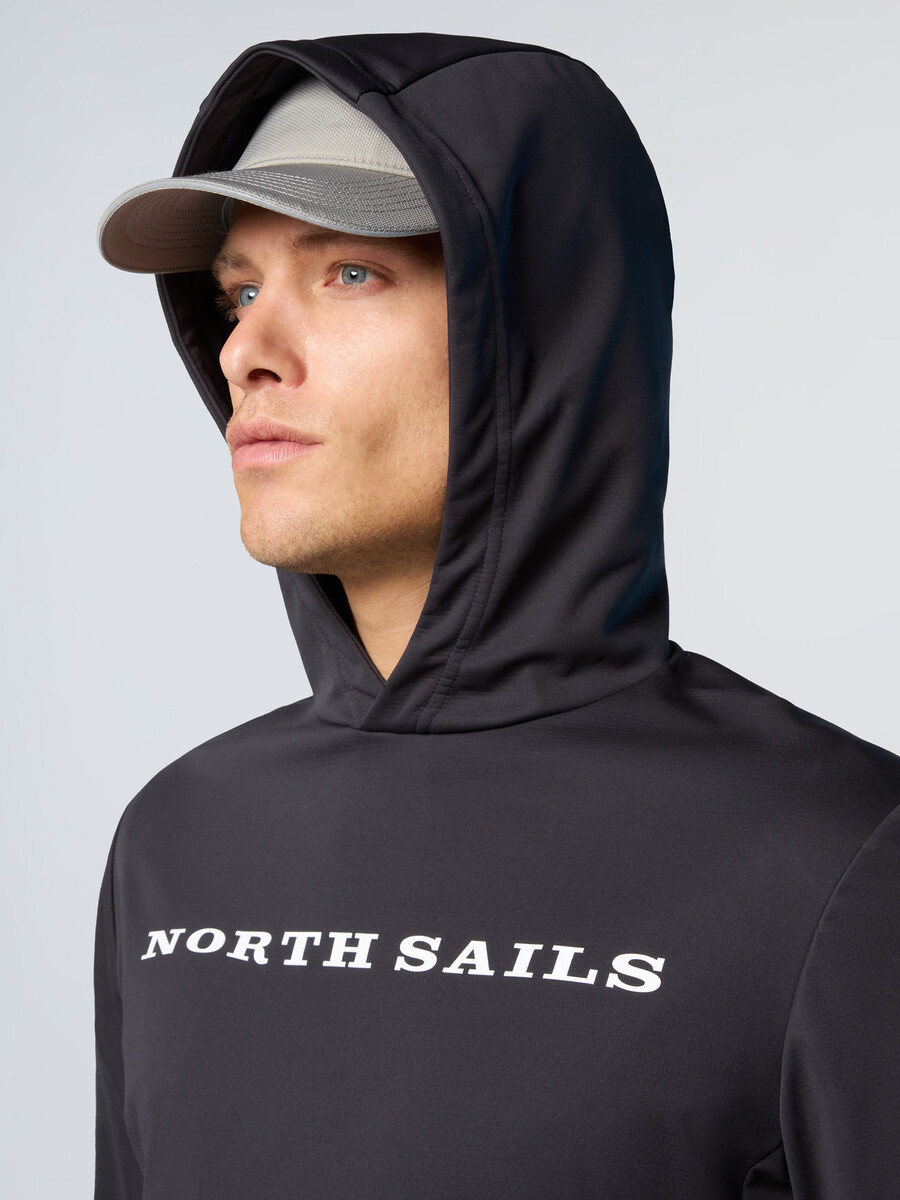 sudadera con capucha race softshell