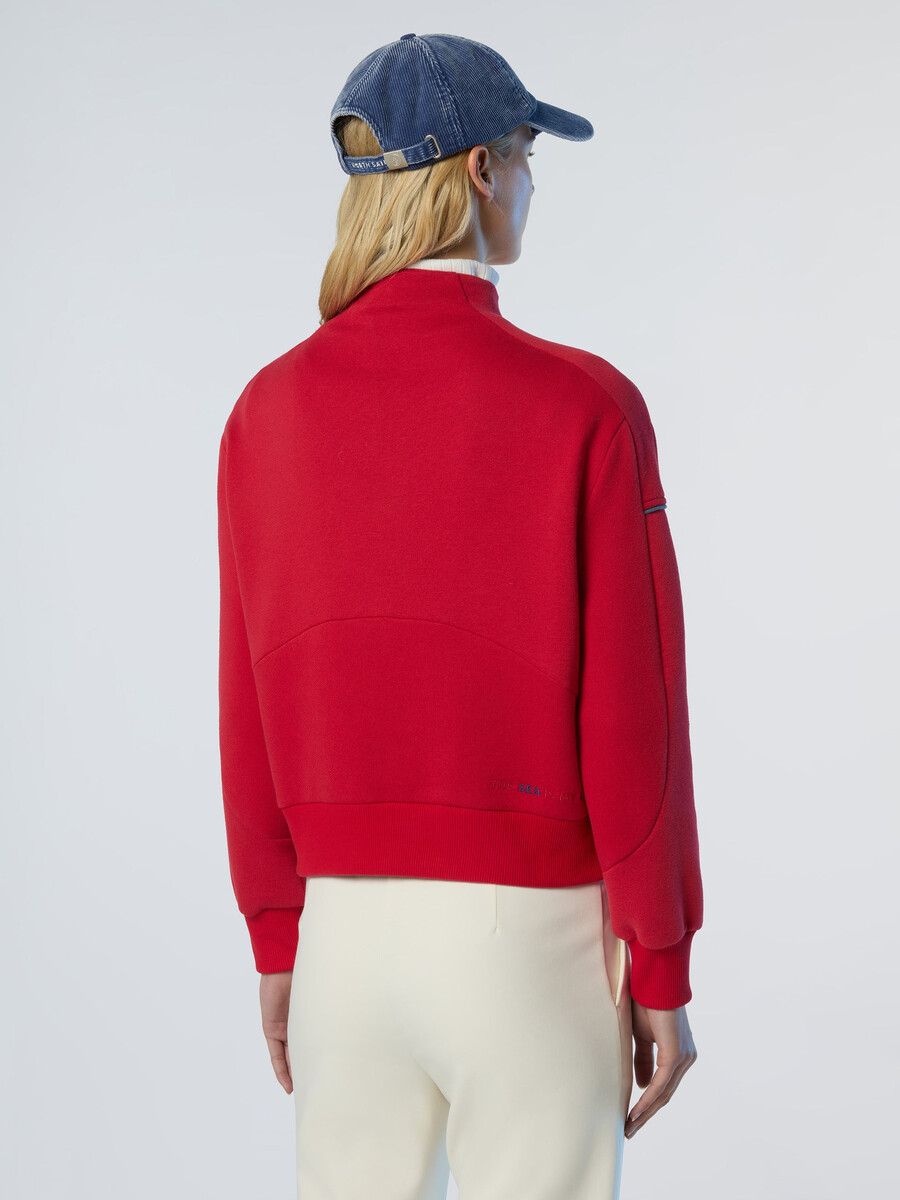 sudadera de invierno de polar con media cremallera