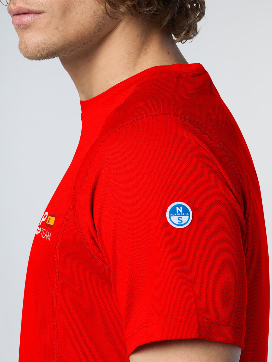 camiseta técnica de manga corta de la regata sailgp españa
