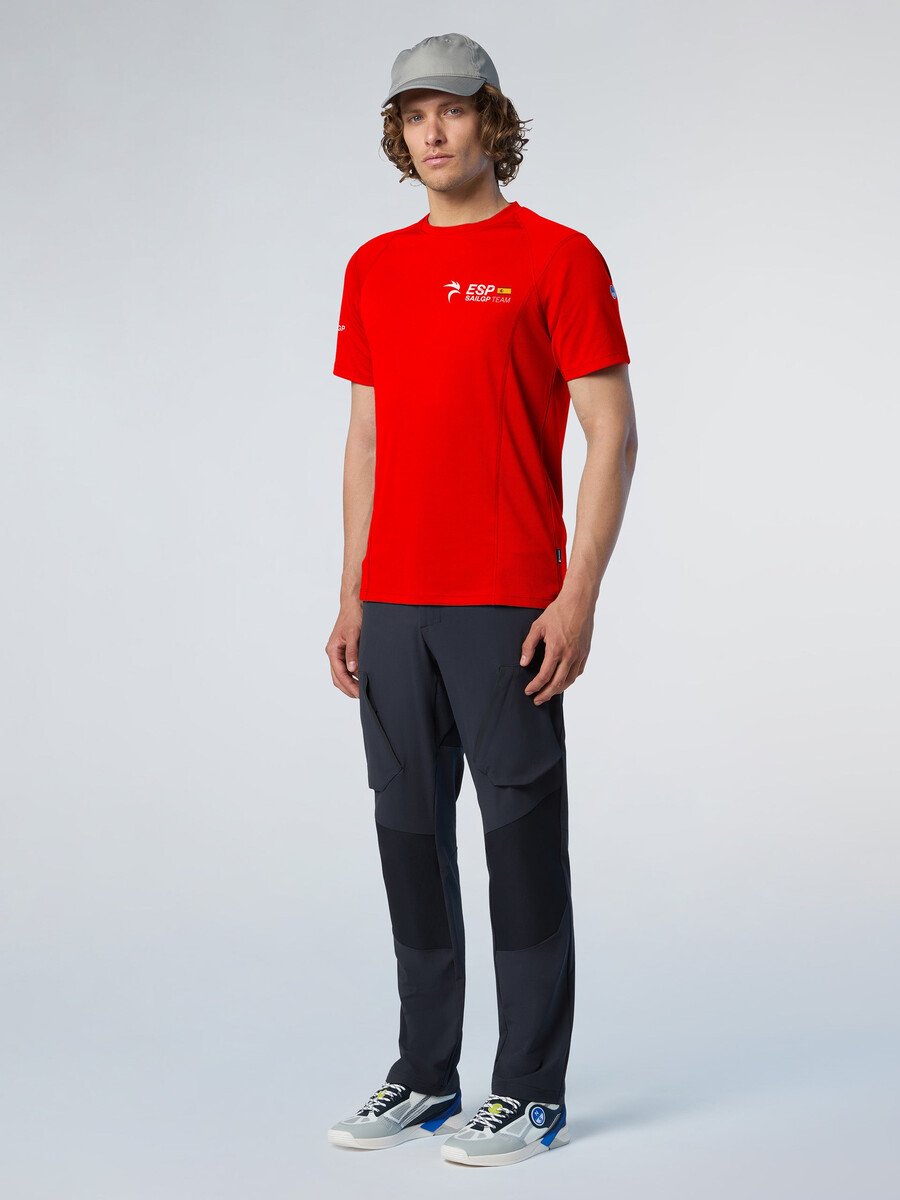 camiseta técnica de manga corta de la regata sailgp españa