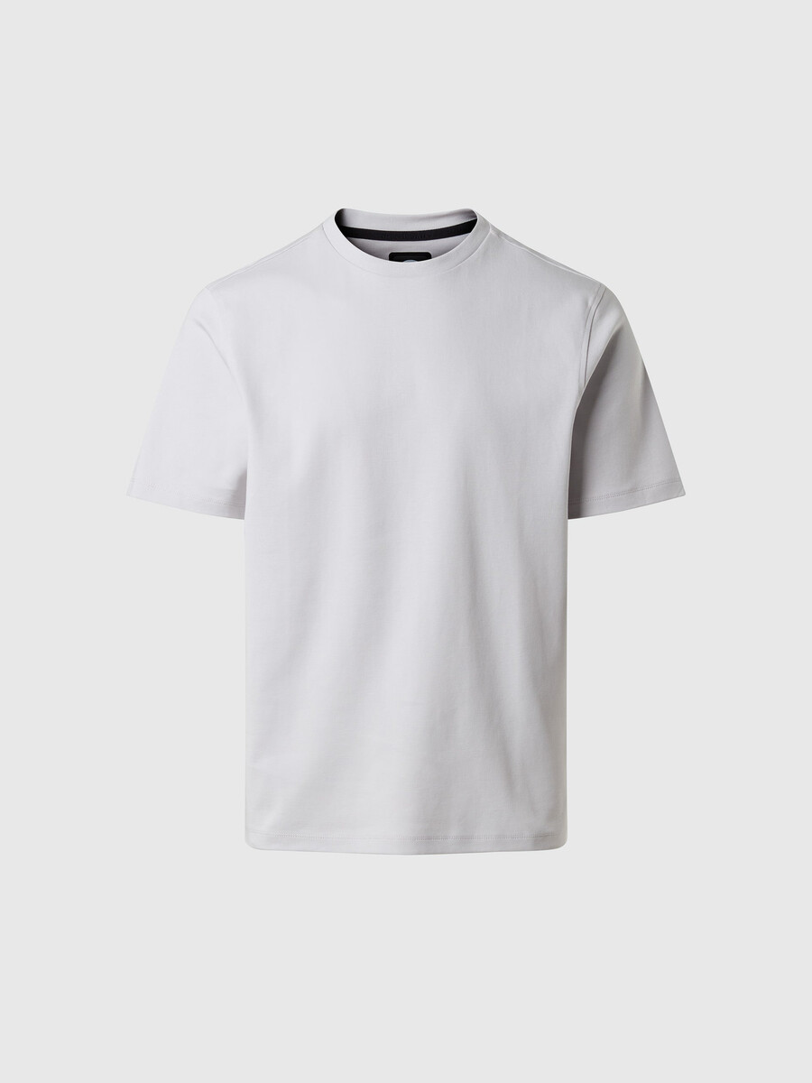 camiseta interlock con etiqueta