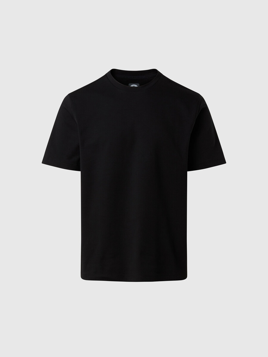 camiseta interlock con etiqueta