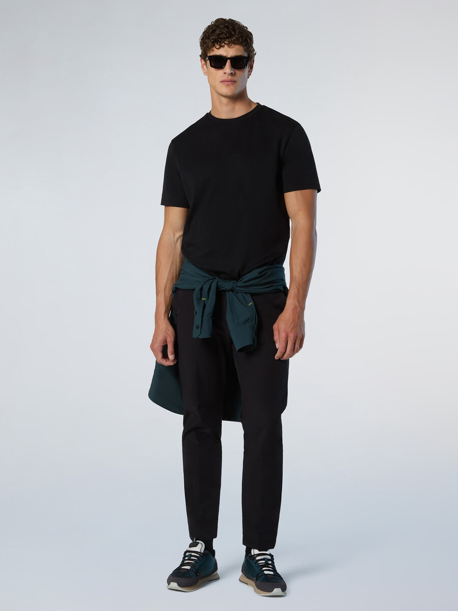 camiseta interlock con etiqueta