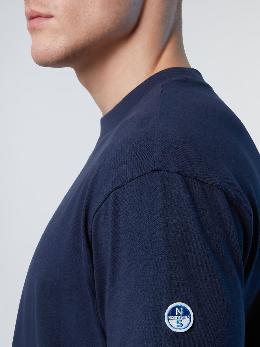 camiseta de jersey grueso