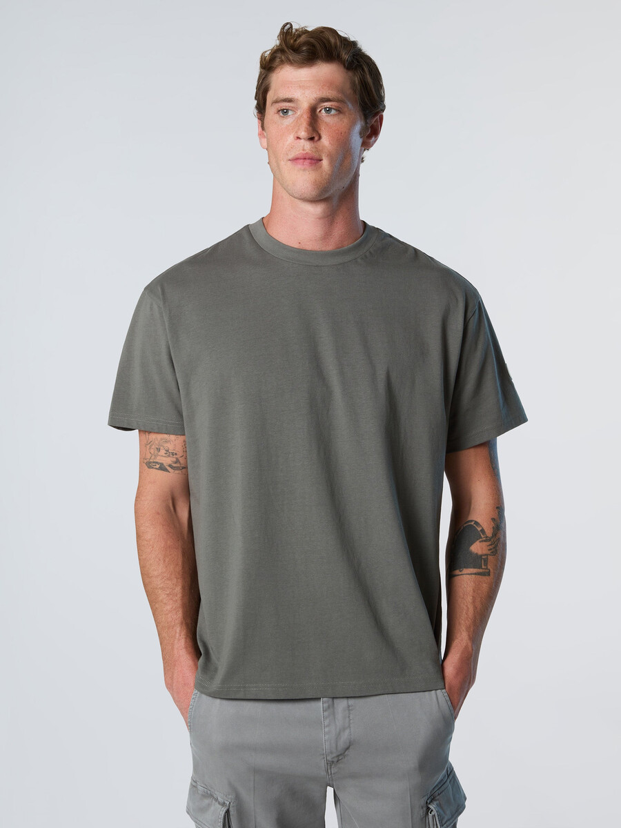 camiseta de jersey grueso