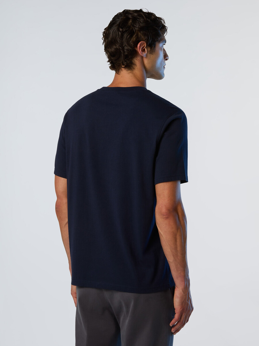 camiseta con estampado maxi