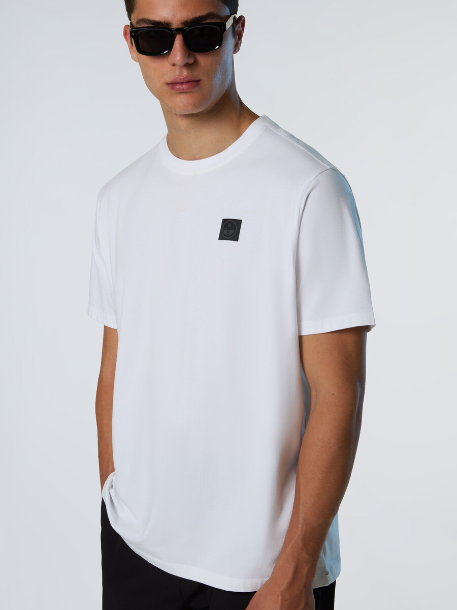 camiseta de jersey elástico