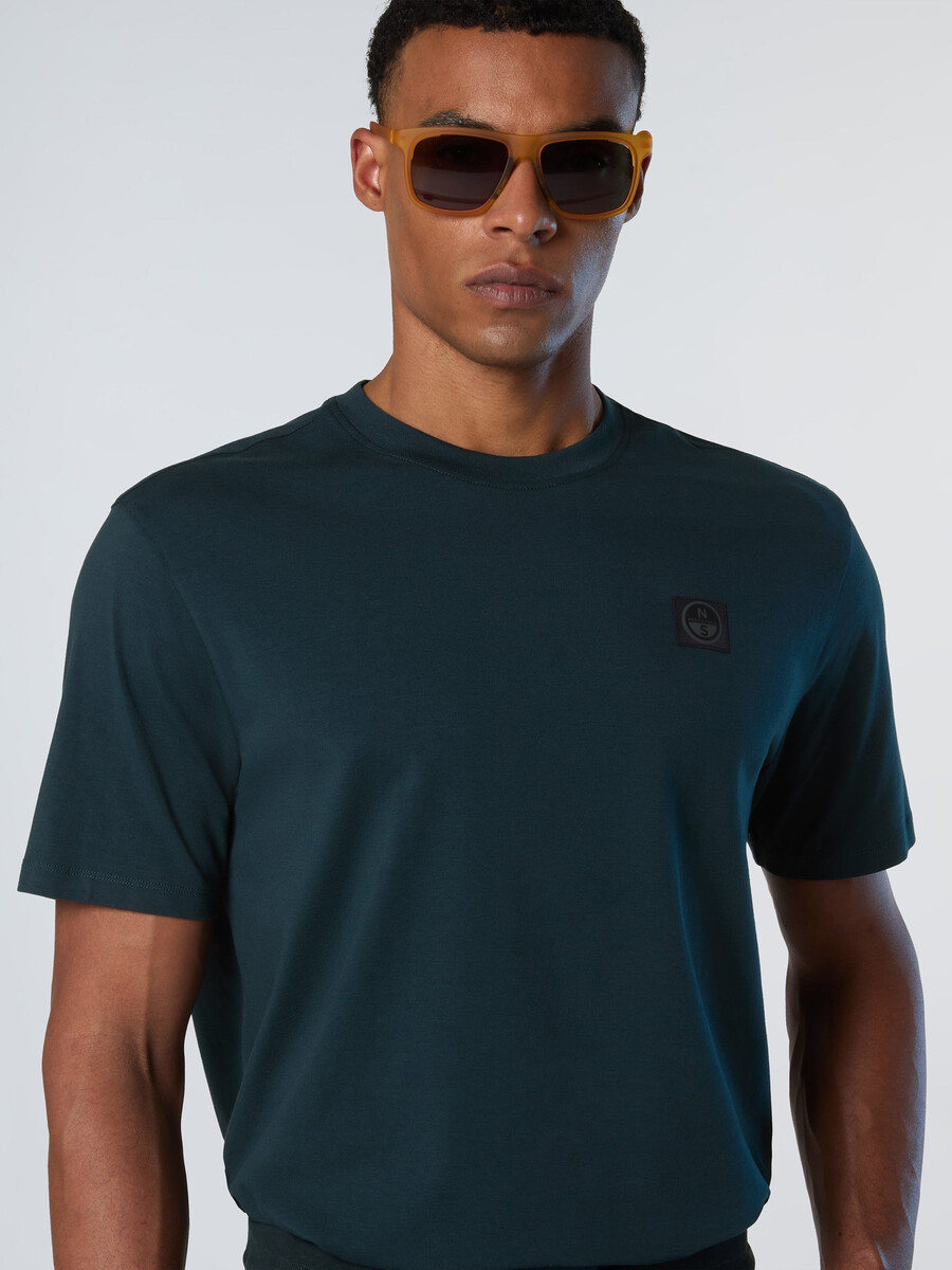 camiseta de jersey elástico