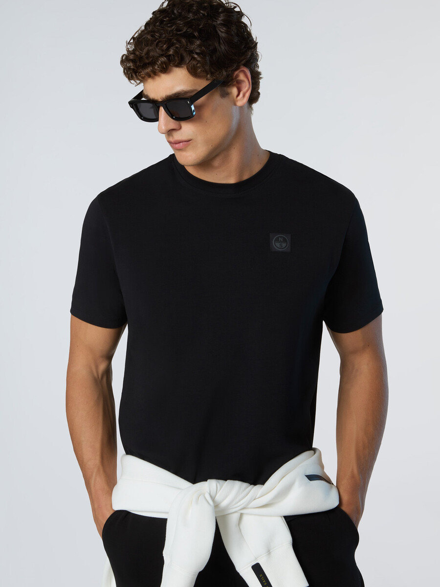 camiseta de jersey elástico