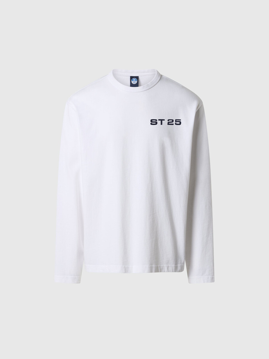 camiseta de manga larga cap sud-est con estampado de bandera