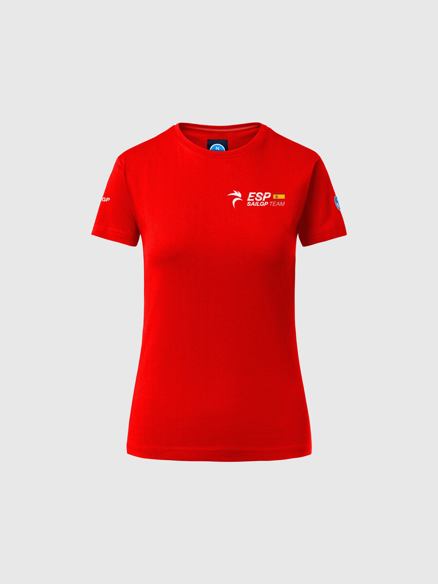camiseta técnica de manga corta de la regata sailgp españa
