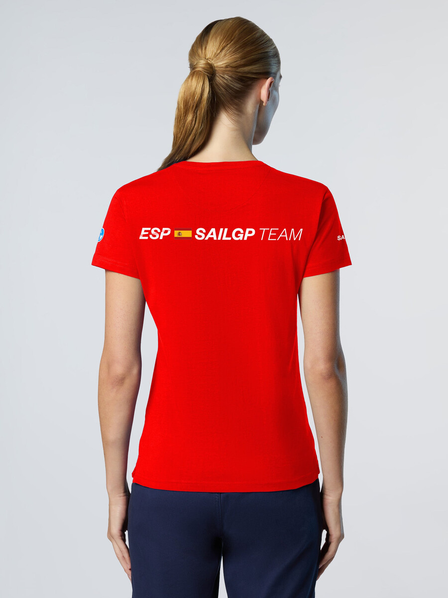 camiseta técnica de manga corta de la regata sailgp españa