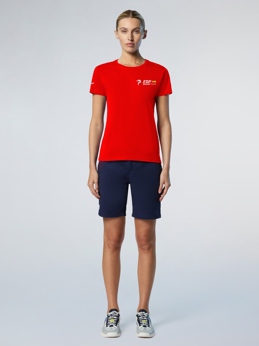 camiseta técnica de manga corta de la regata sailgp españa