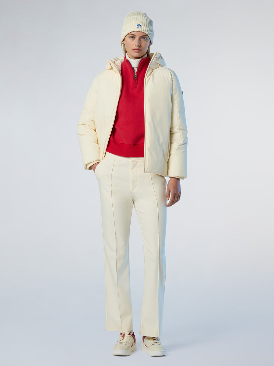 pantalones interlock de pierna recta