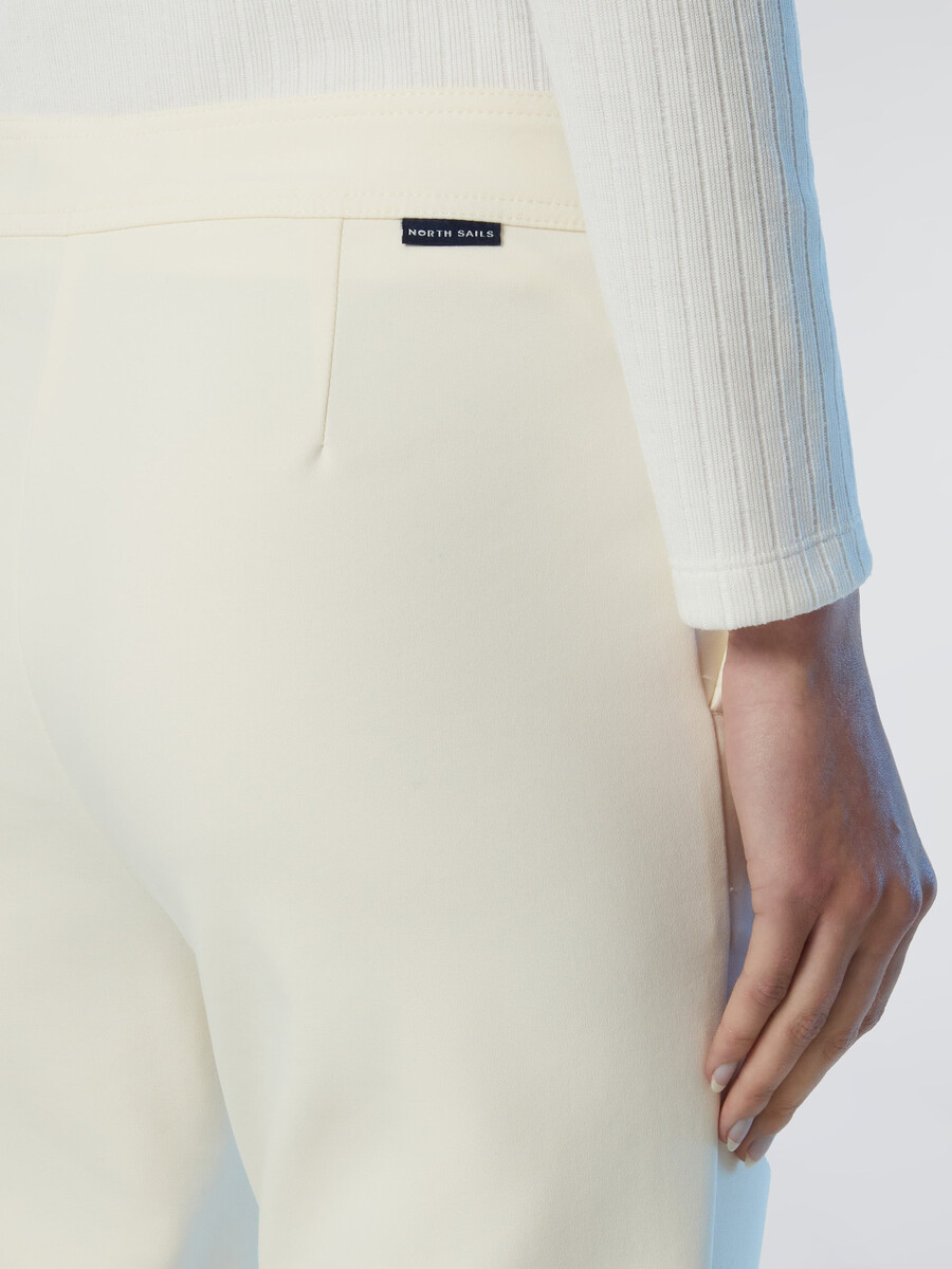 pantalones interlock de pierna recta
