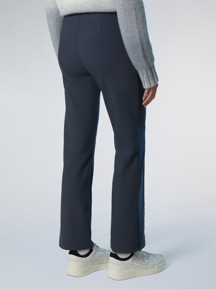 pantalones interlock de pierna recta
