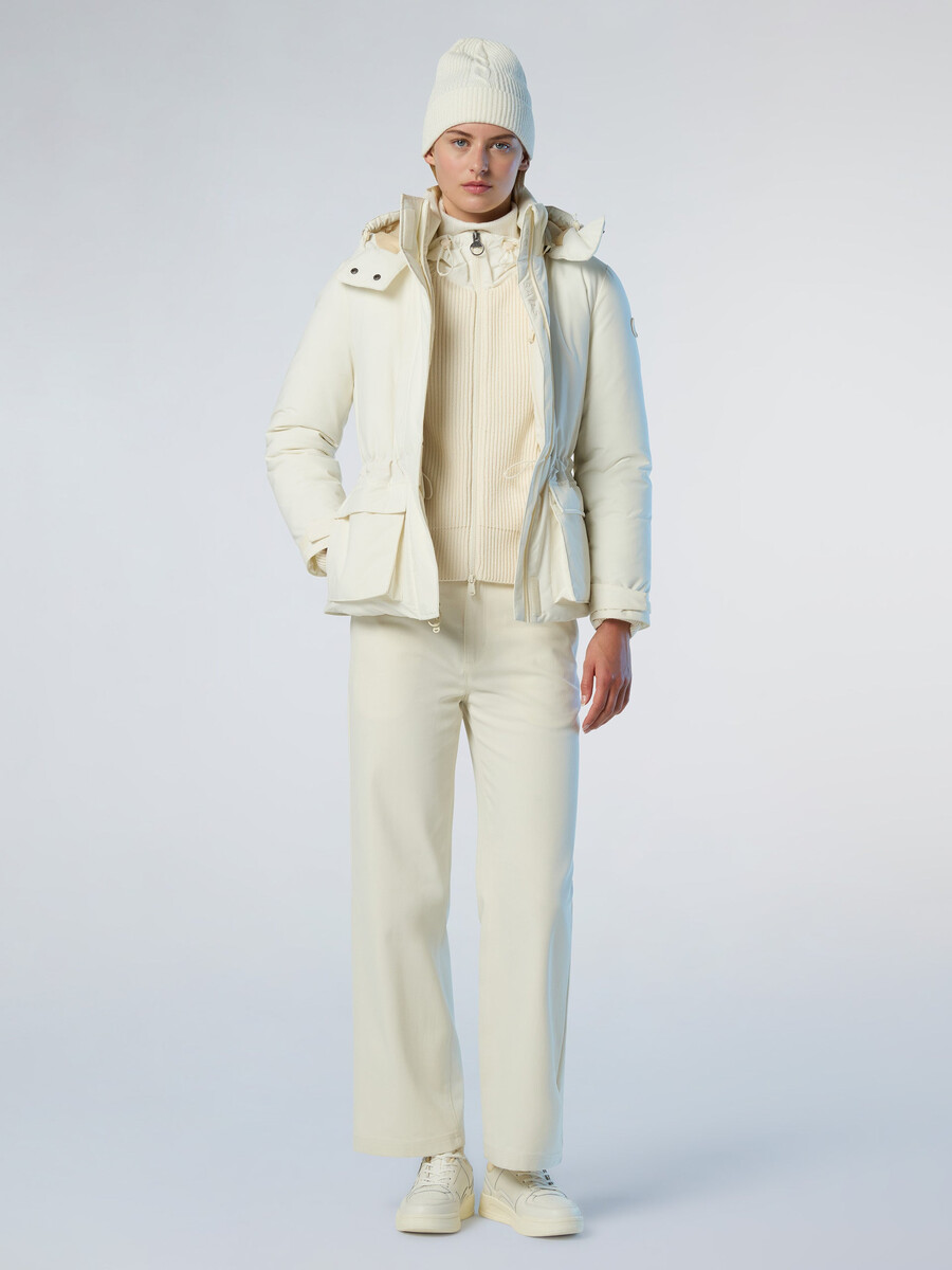 pantalones de sarga de pierna ancha